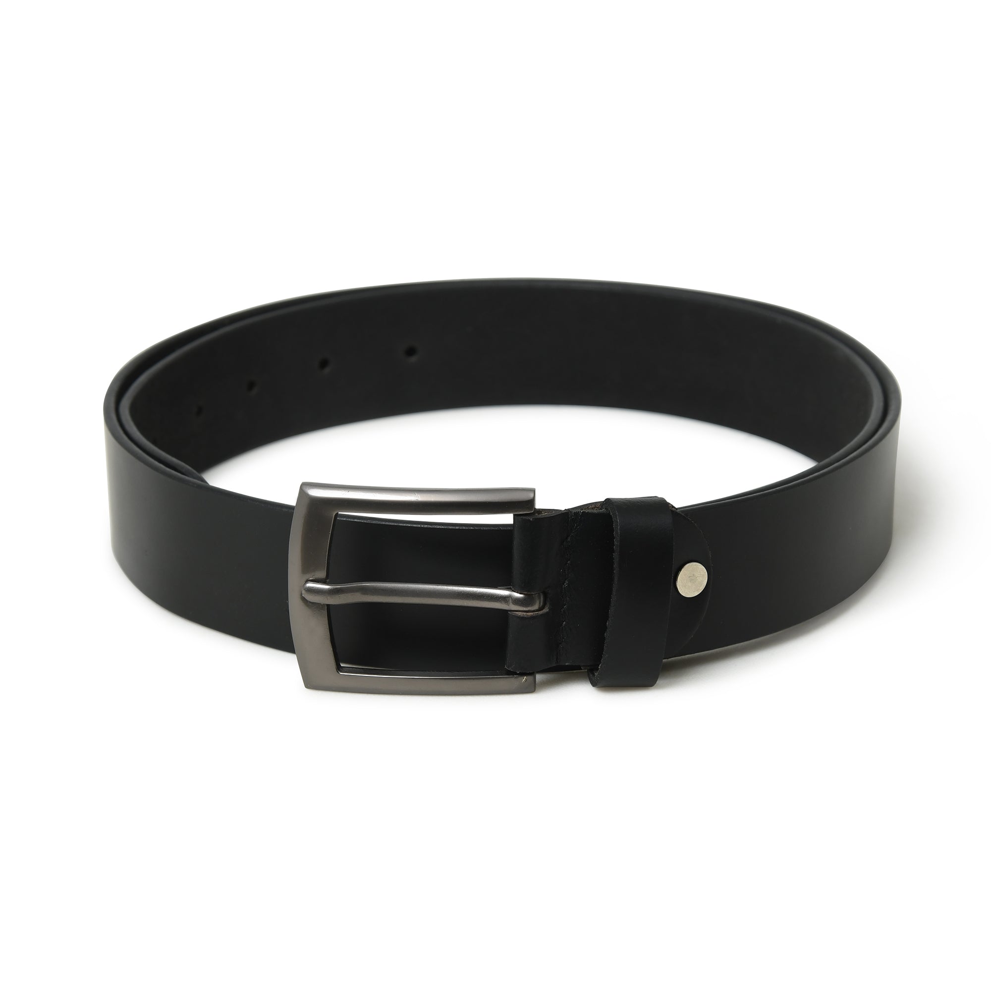 Minimalist Black Leather Belt thumbnail 16