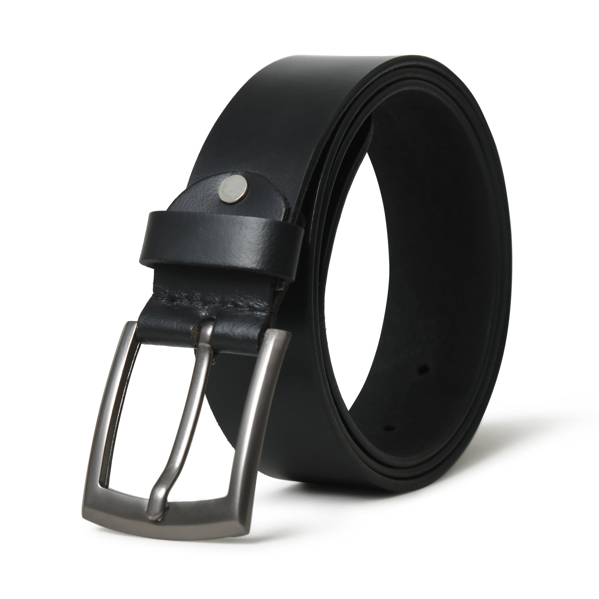 Minimalist Black Leather Belt thumbnail 19