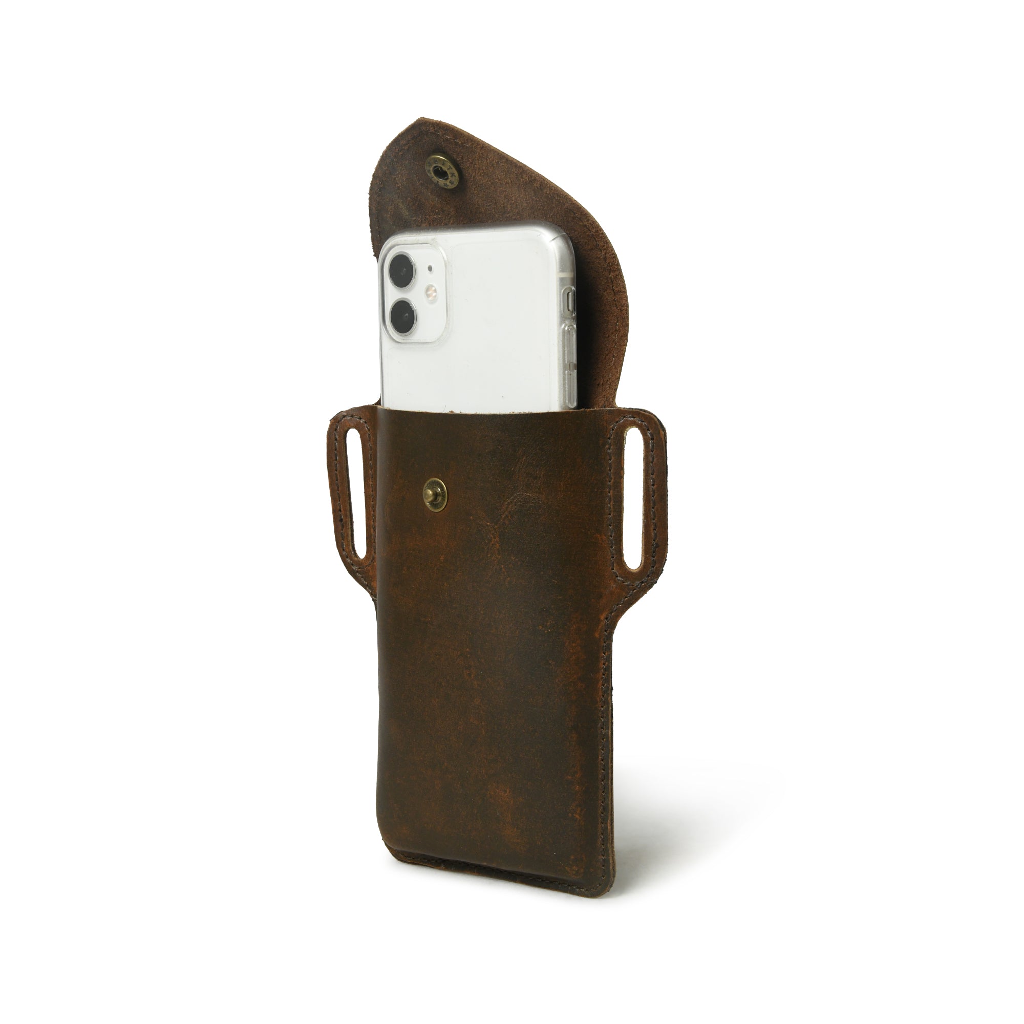 Mobile Holster Case - Dark Brown thumbnail 2