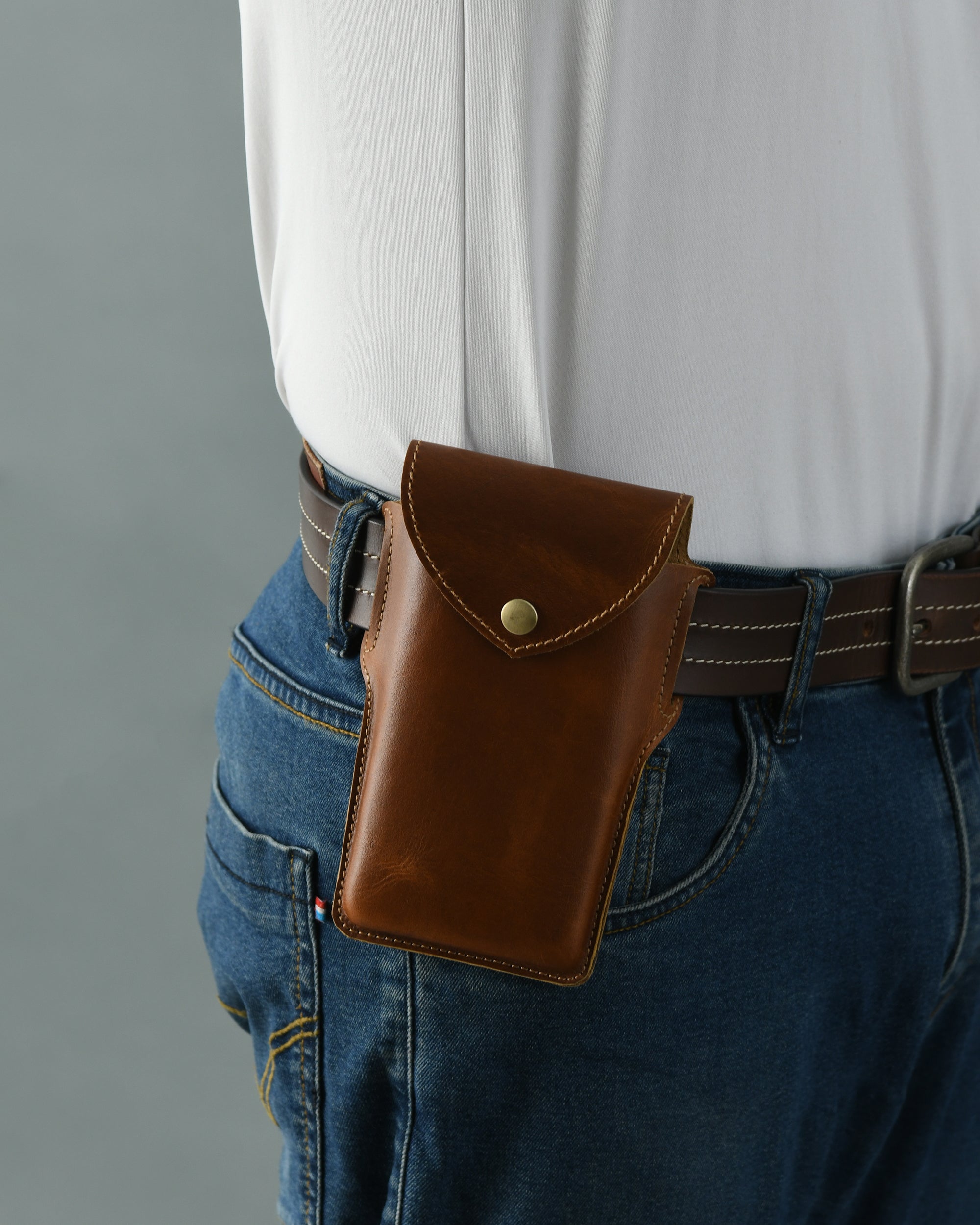 Mobile Holster Case - Tan Brown thumbnail 3