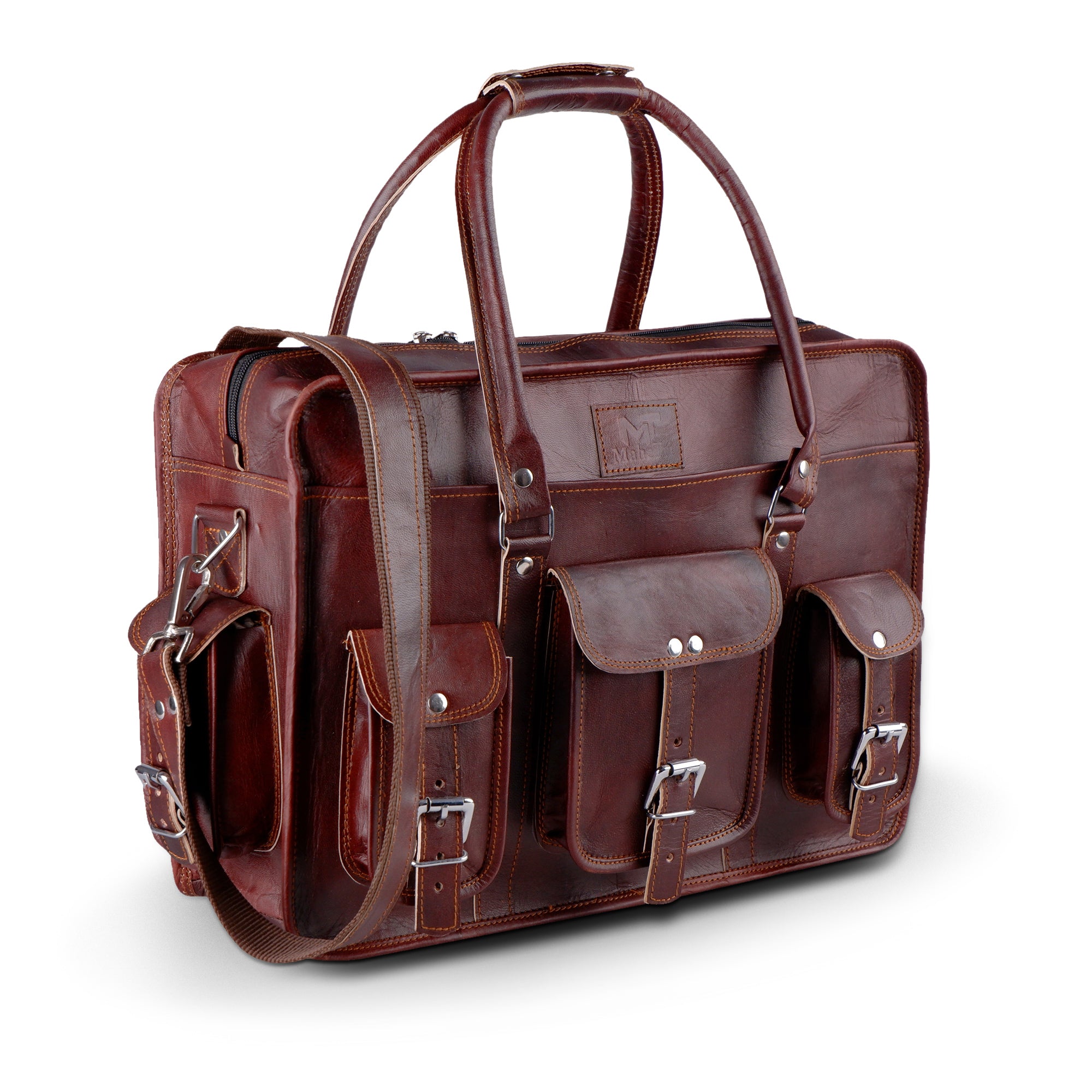 Morgan Leather Briefcase thumbnail 3