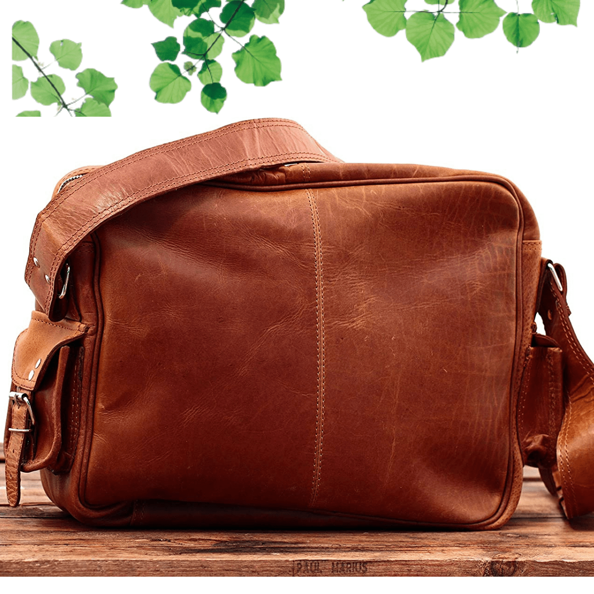 IndiFash - Multipurpose Handcrafted Leather Travel Bag | 100% Genuine Leather thumbnail 2