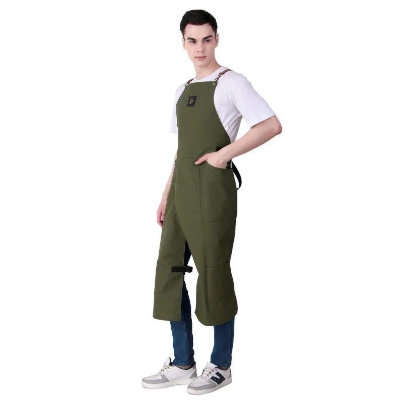 Olive Green Chef Apron