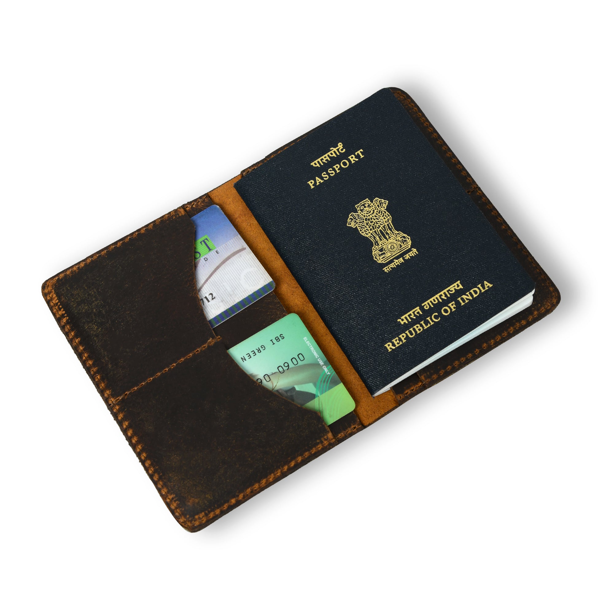 Passportplus Leather Cover - Brown thumbnail 2