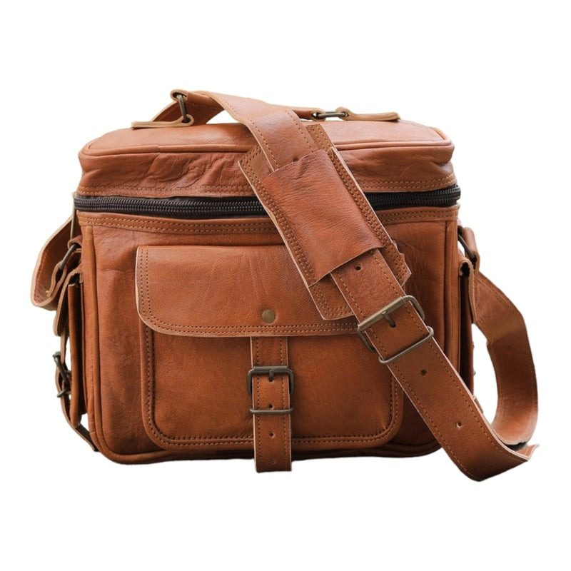 IndiFash Leather Camera Bag