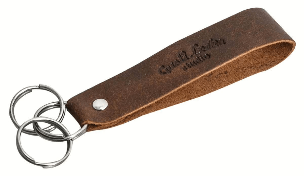 Key chain Brown Leather thumbnail 2