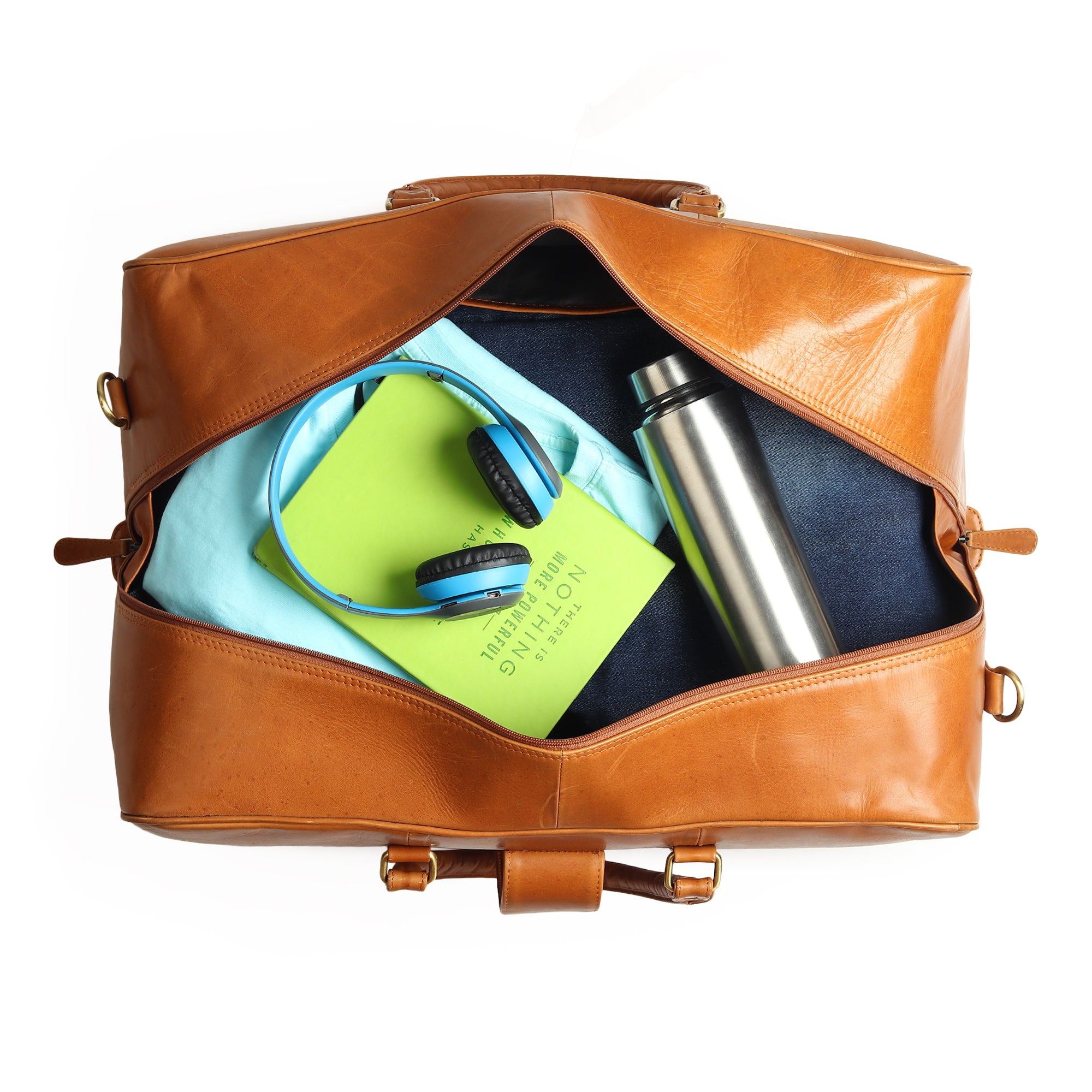 Port Blair Leather Duffle Travel Bag thumbnail 7