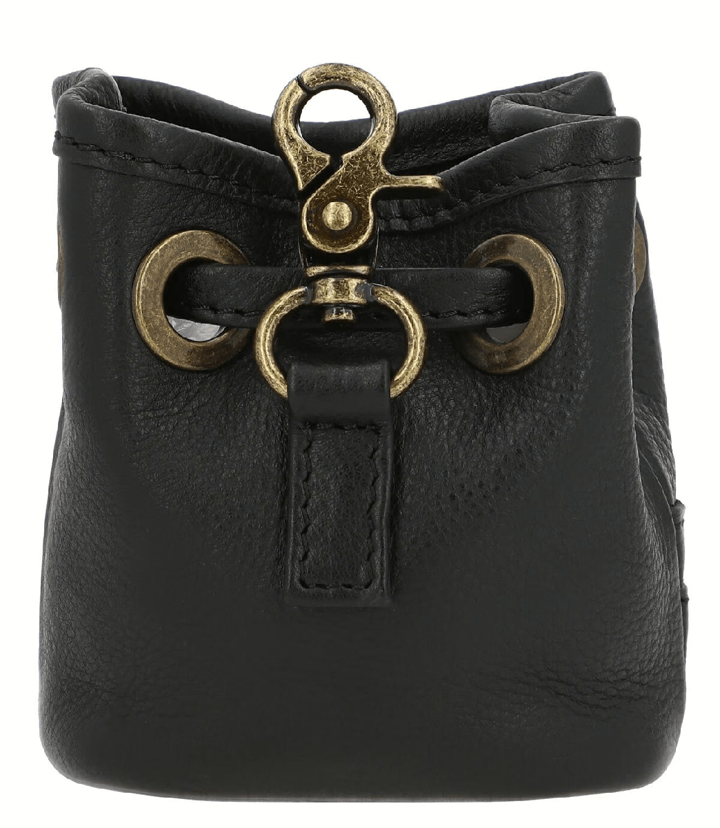 Premium Black Leather Dog Treat Bag thumbnail 2