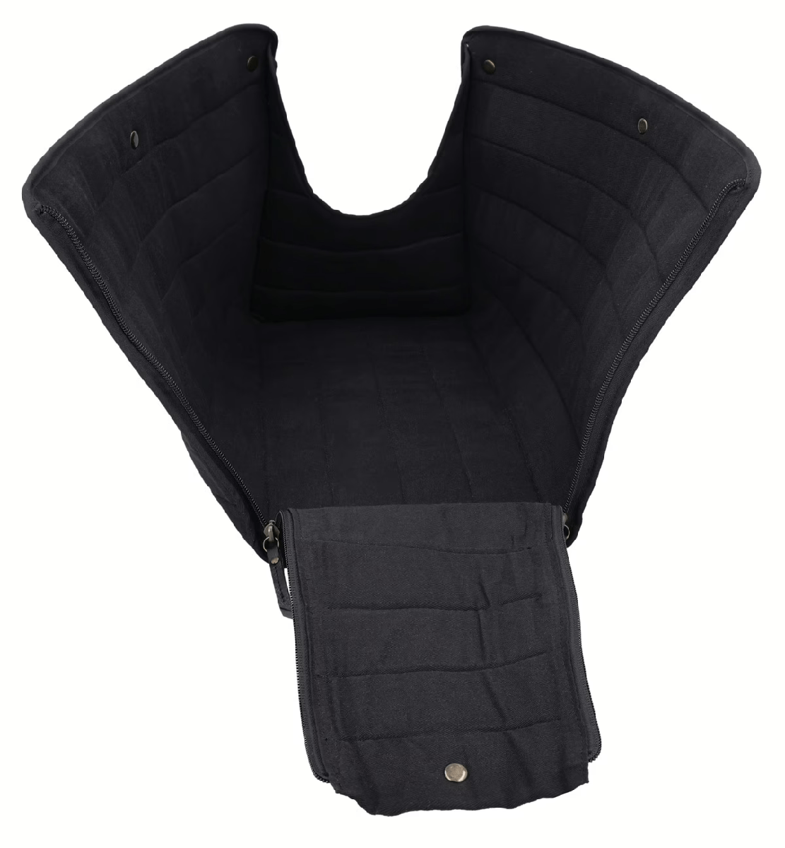 Premium Black Leather Pet Carrier Bag thumbnail 4