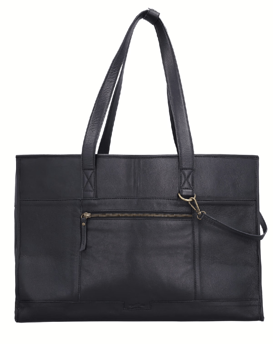 Premium Black Leather Pet Carrier Bag thumbnail 8