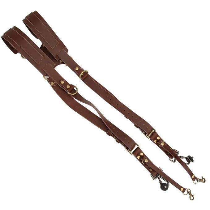 Premium Double Shoulder Leather Camera Strap thumbnail 12