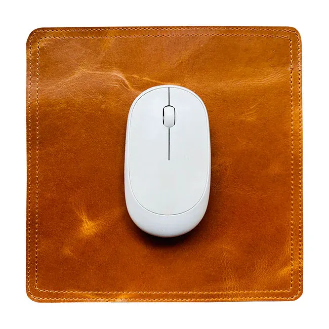 Premium Full-Grain Leather Mouse Pad thumbnail 2