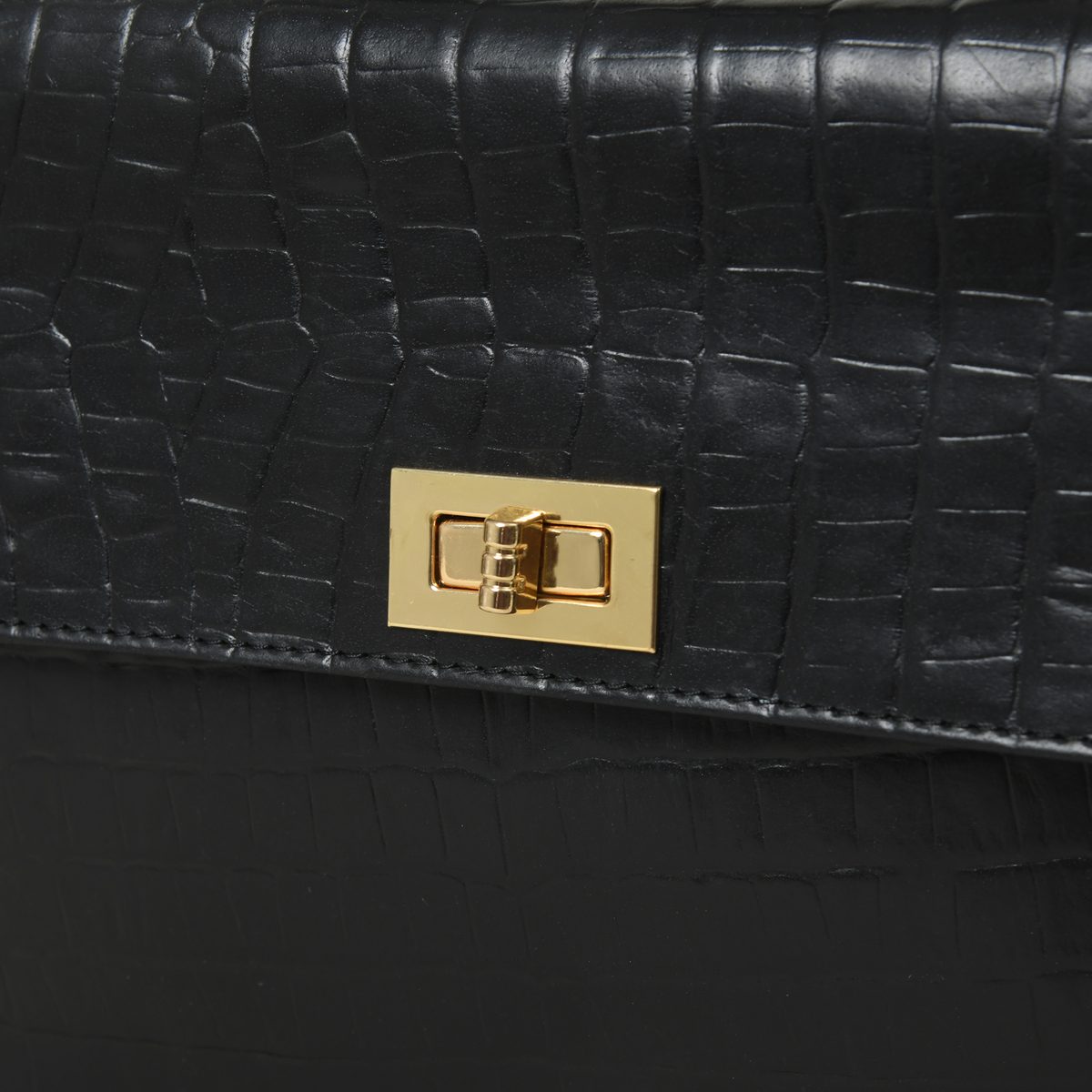 IndiFash - Handcrafted Unique Sling Buffalo Leather Bag for Women’s black thumbnail 6