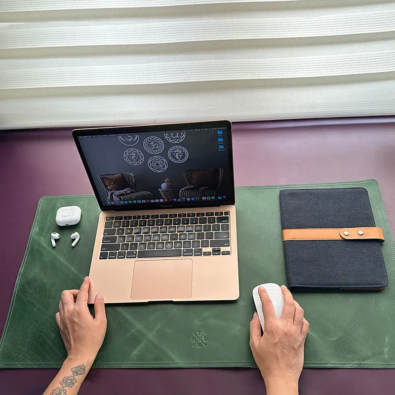 Premium Leather Desk Mat thumbnail 7