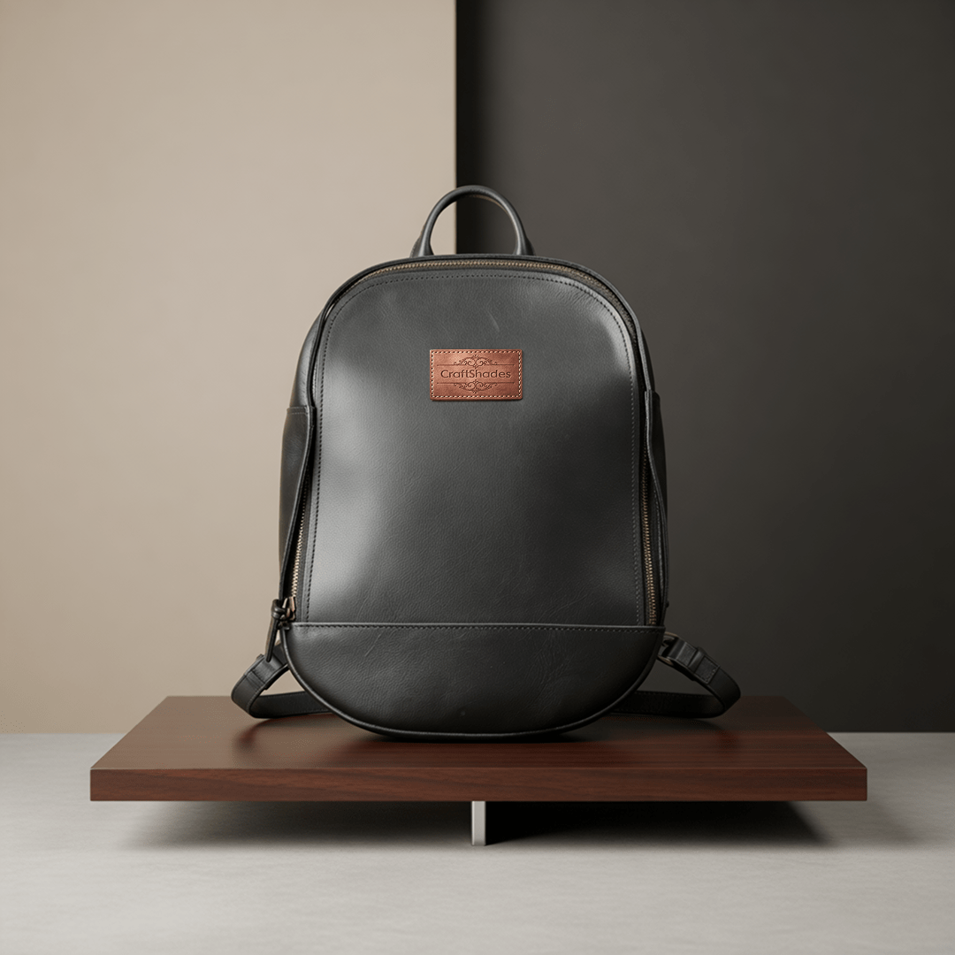 Premium Leather Dopp Kit - Spacious Travel Backpack