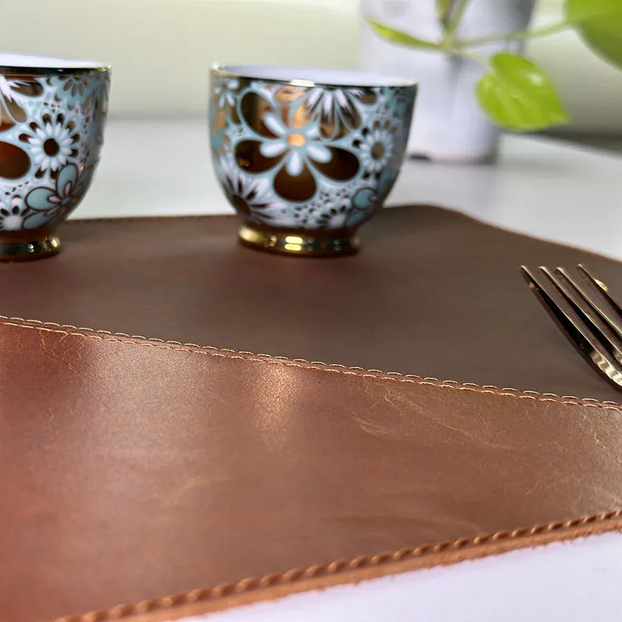 Premium Leather-Look Luxury Placemat thumbnail 2