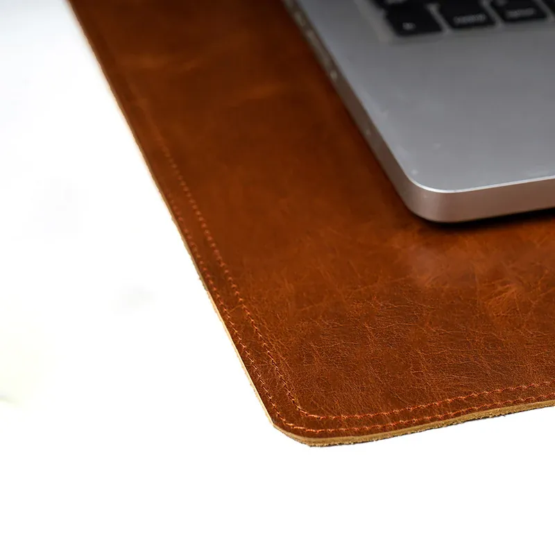Premium Leather Office Desk Mat - Elegant Work Surface Protector thumbnail 11