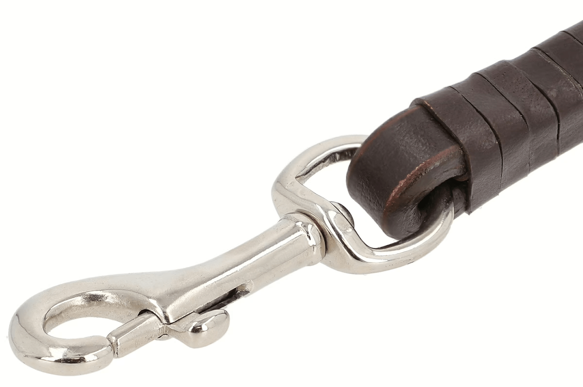 Premium Leather Traffic Dog Leash - Short Control Lead thumbnail 5