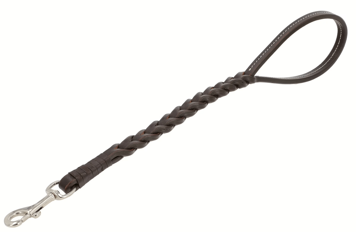 Premium Leather Traffic Dog Leash - Short Control Lead thumbnail 6