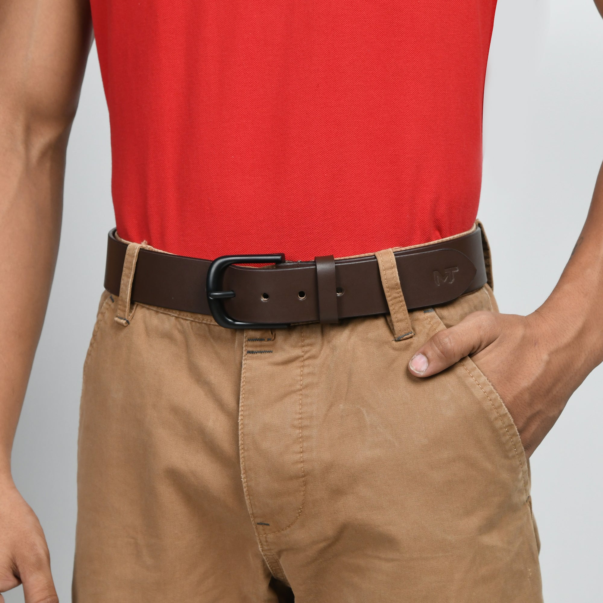 Prestige Brown Leather Belt thumbnail 14