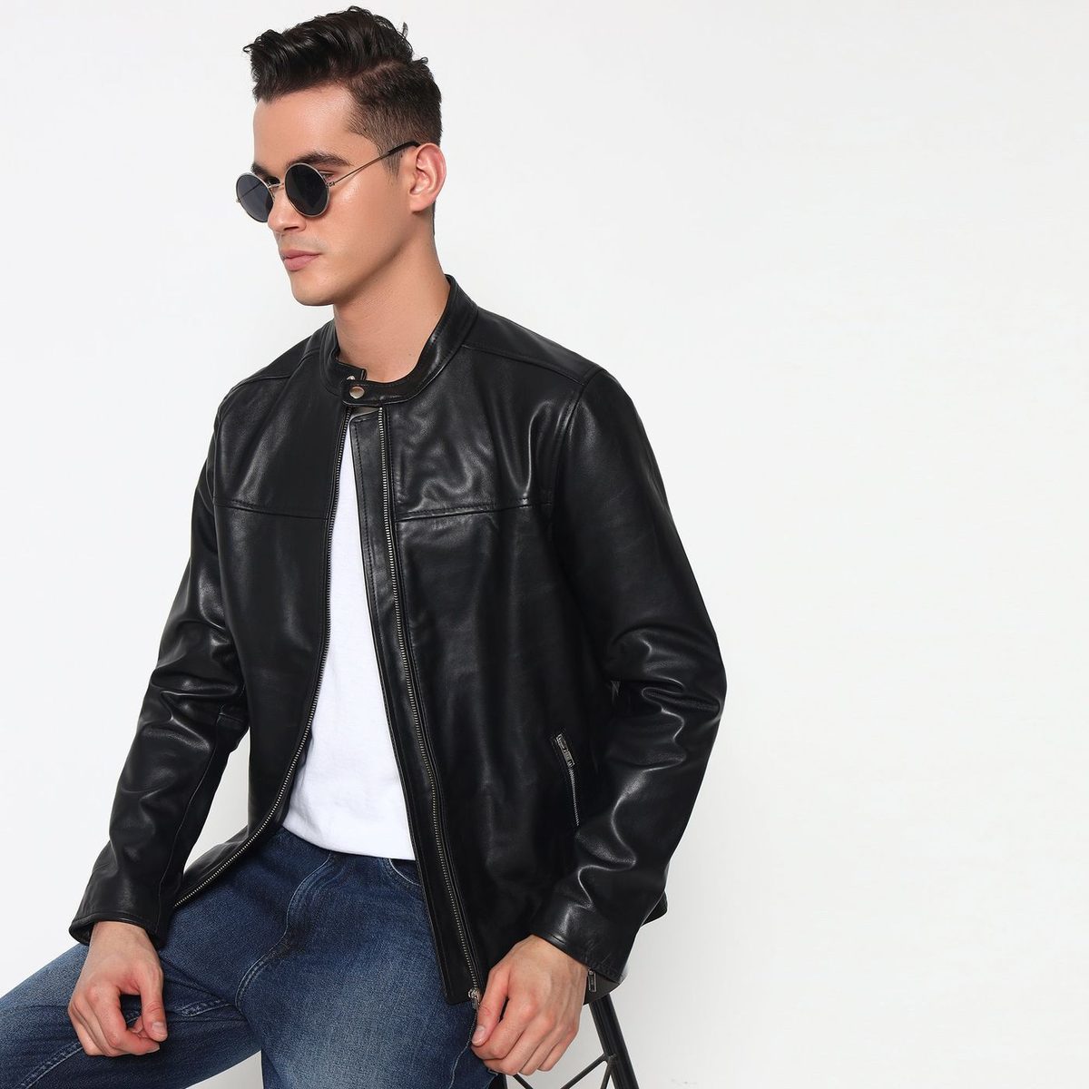 Prime Black Biker'S Men Jacket thumbnail 5