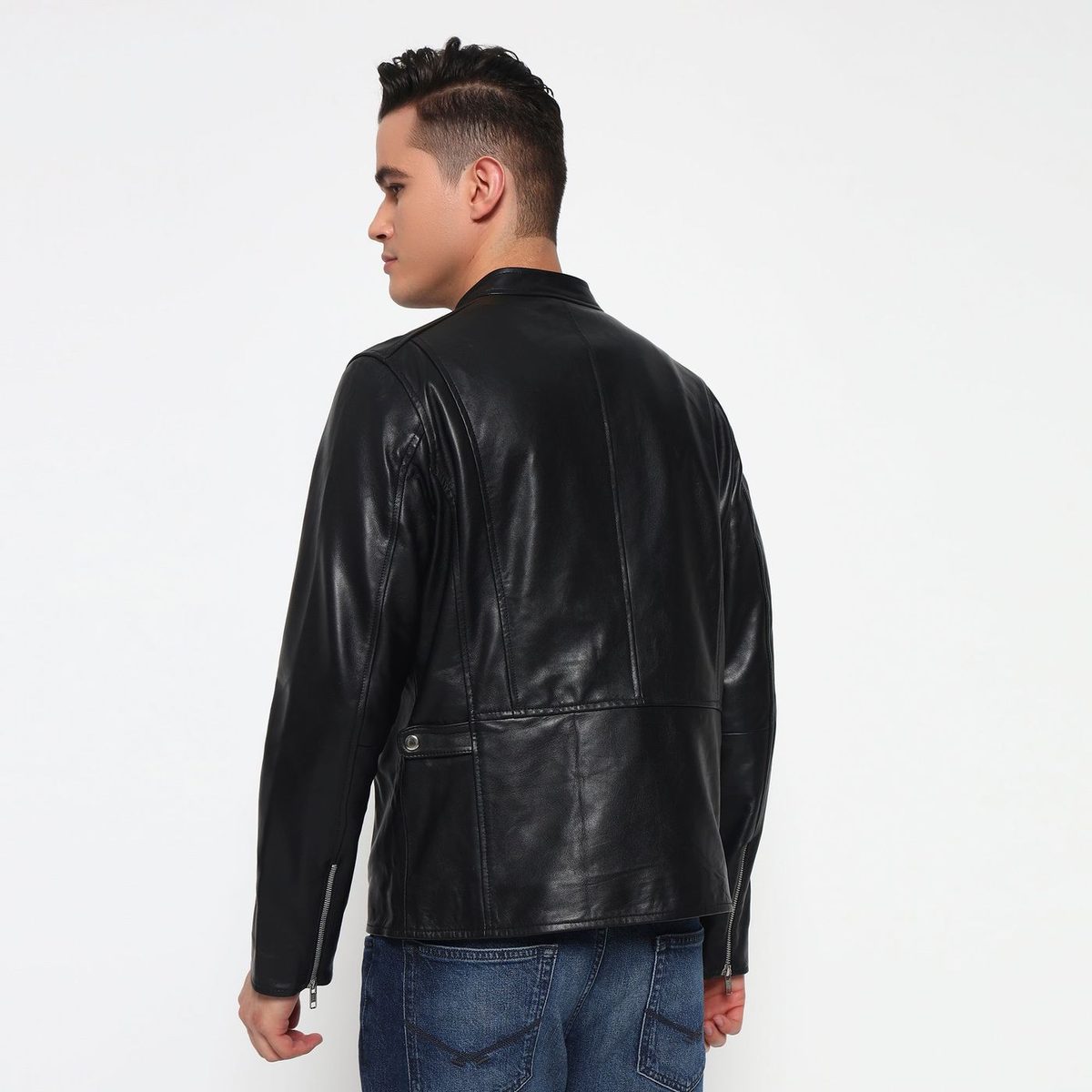 Prime Black Biker'S Men Jacket thumbnail 6