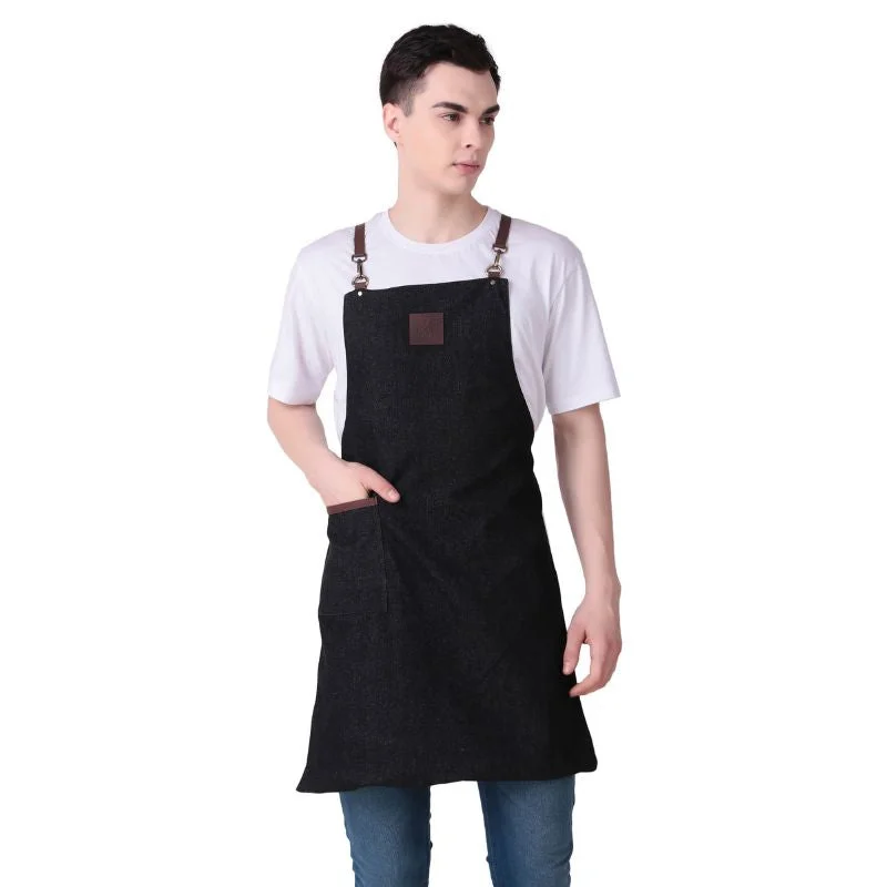 Professional Black Denim Apron