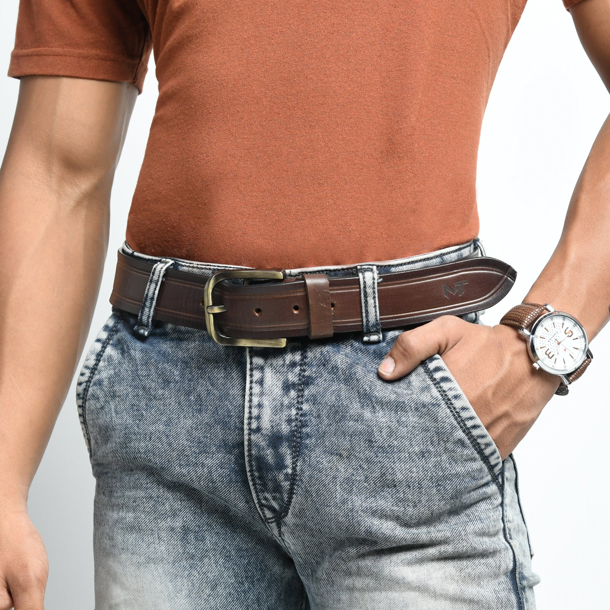 Ranger Leather Belt For Men thumbnail 2