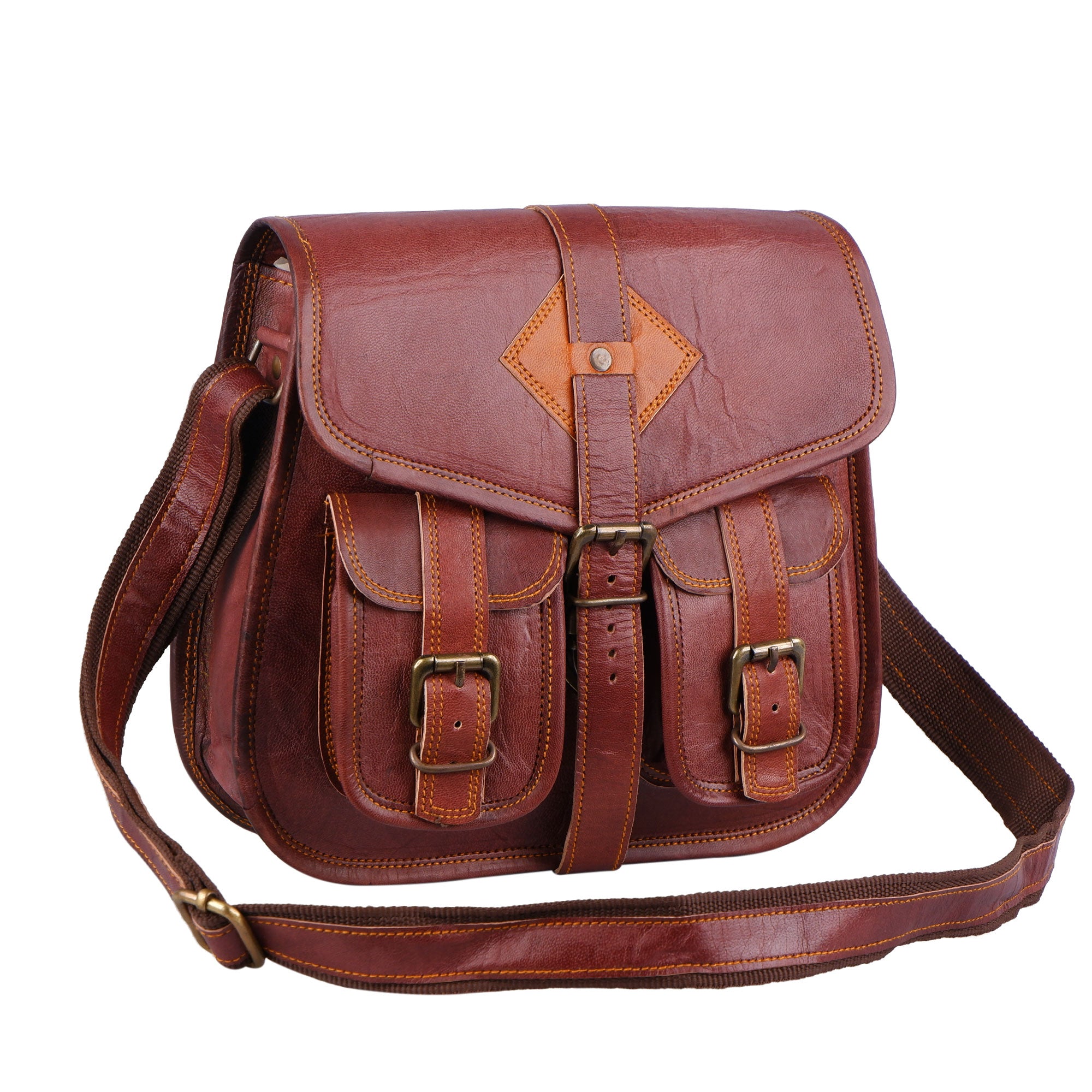 Real Leather Satchel Bag For Women thumbnail 3