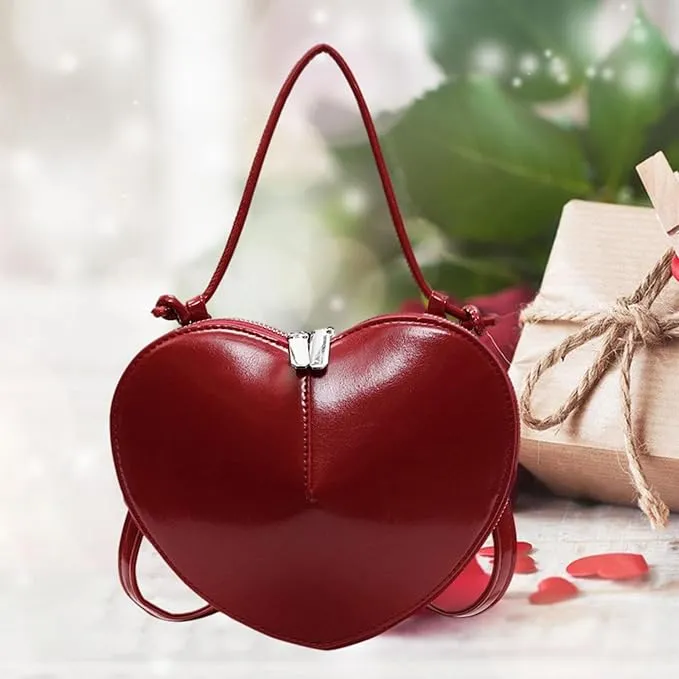 Red Heart Sling Bag