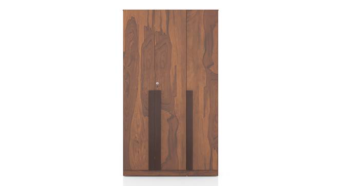 Rodrigues 3-Door Engineered Wood Wardrobe in Sheesham Finish thumbnail 2