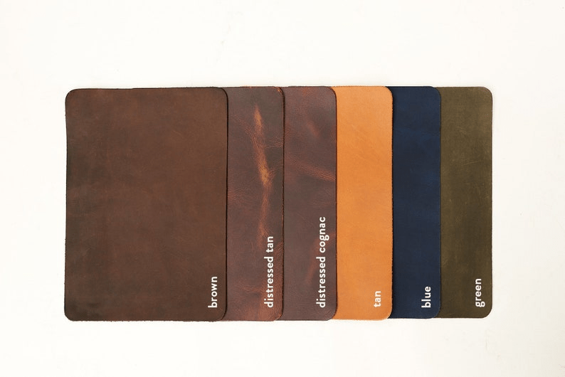 Round Leather Placemats Set thumbnail 4