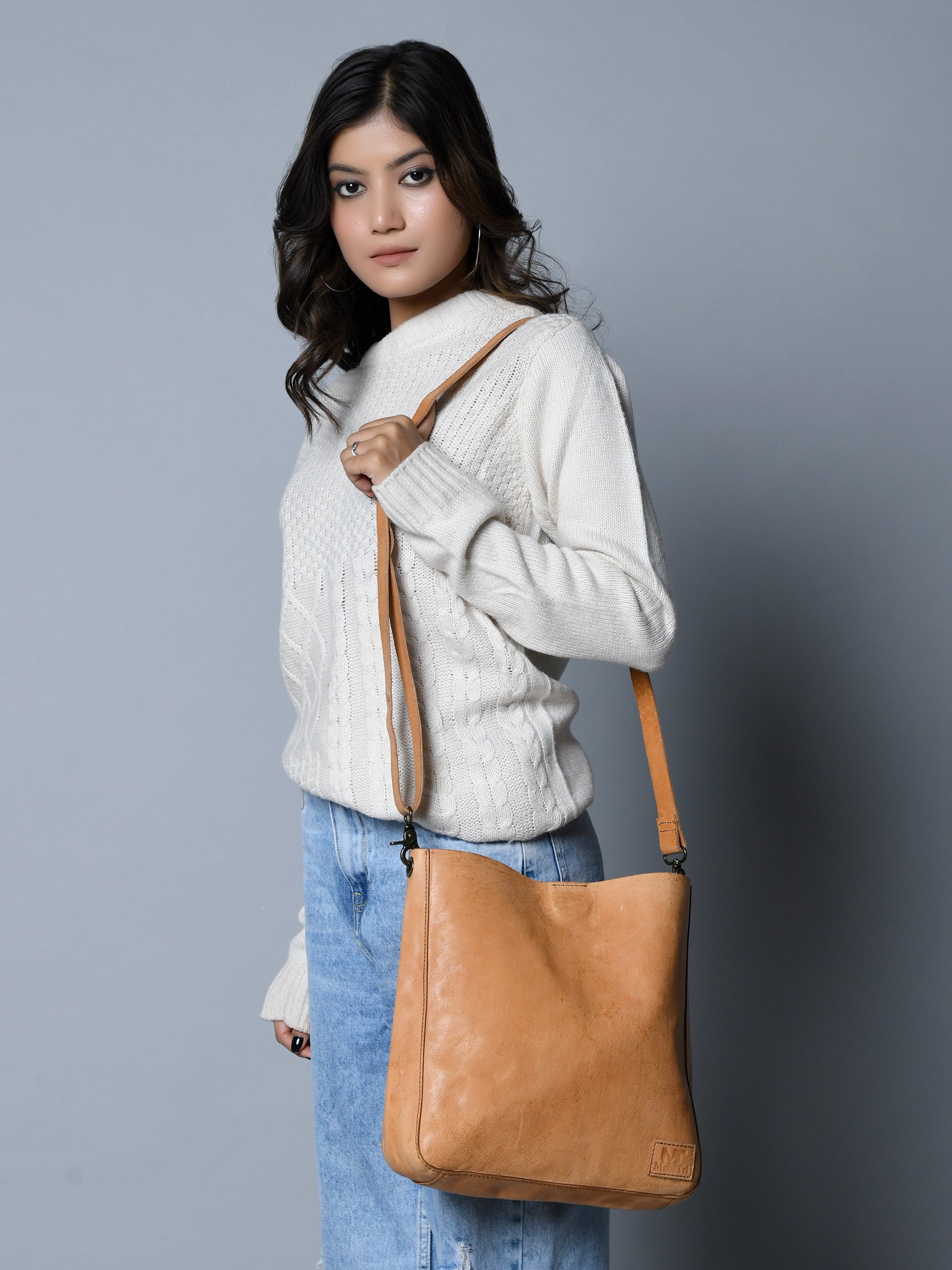 Serenity Everyday Crossbody Sling, Tan thumbnail 4