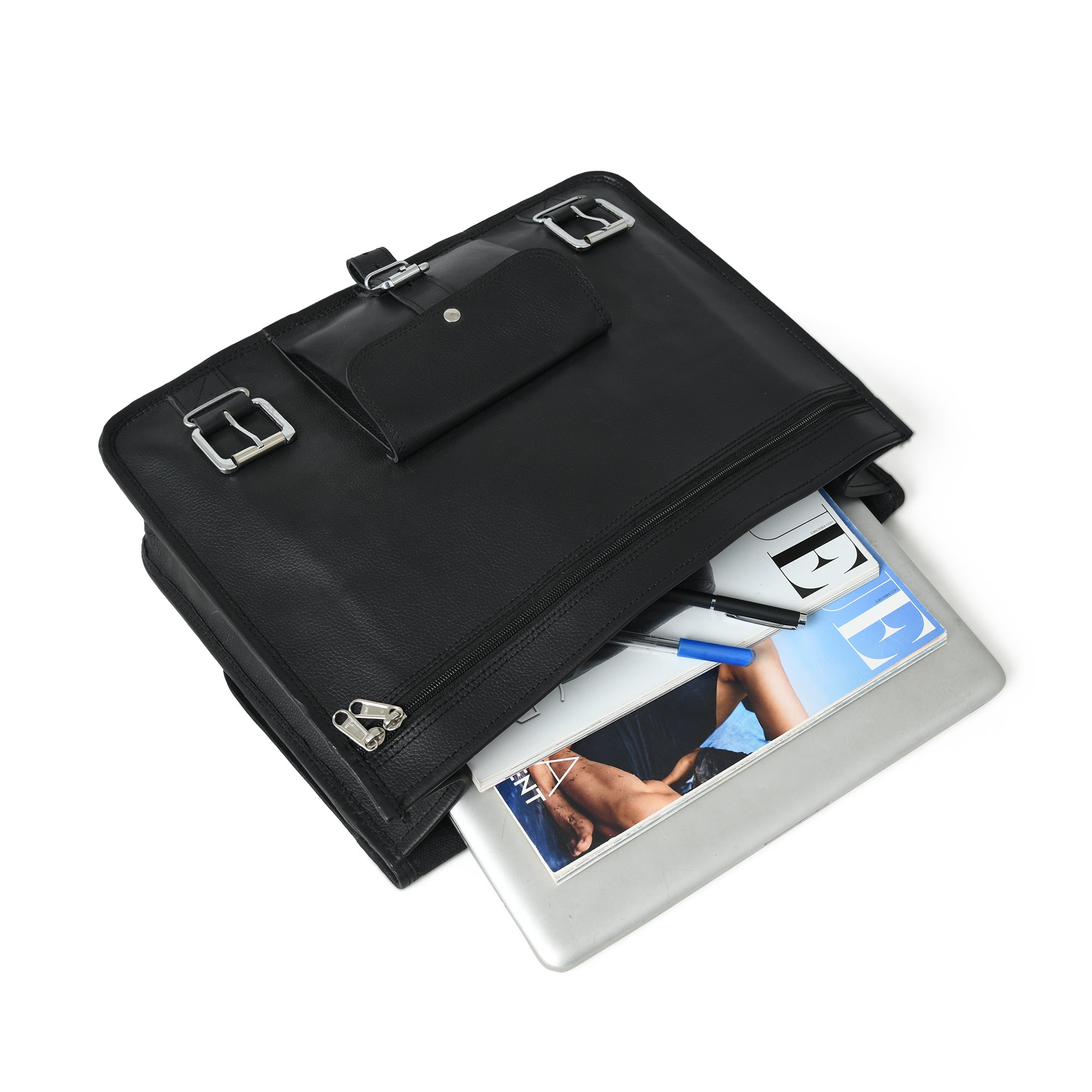 Shadow Silver Black Messenger Bag thumbnail 2