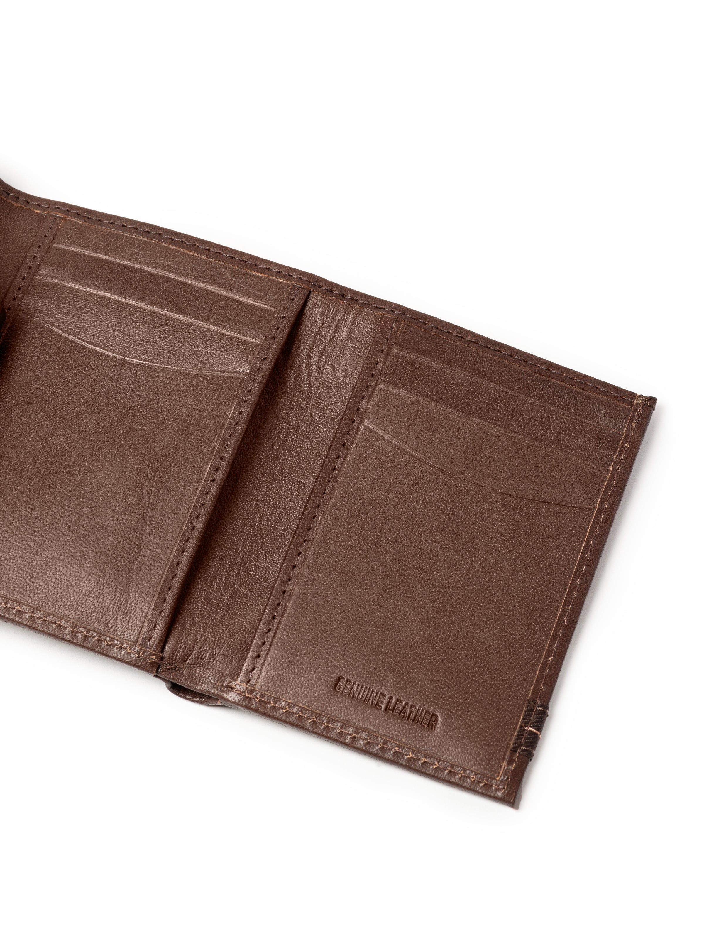 Sleekcut Tri-Fold Wallet - Brown thumbnail 4