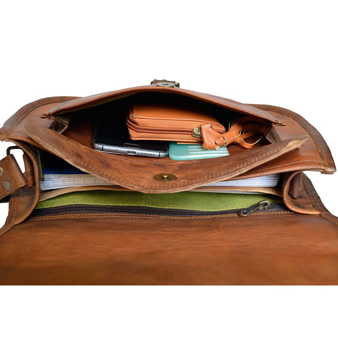 Sierra Leather Satchel thumbnail 3