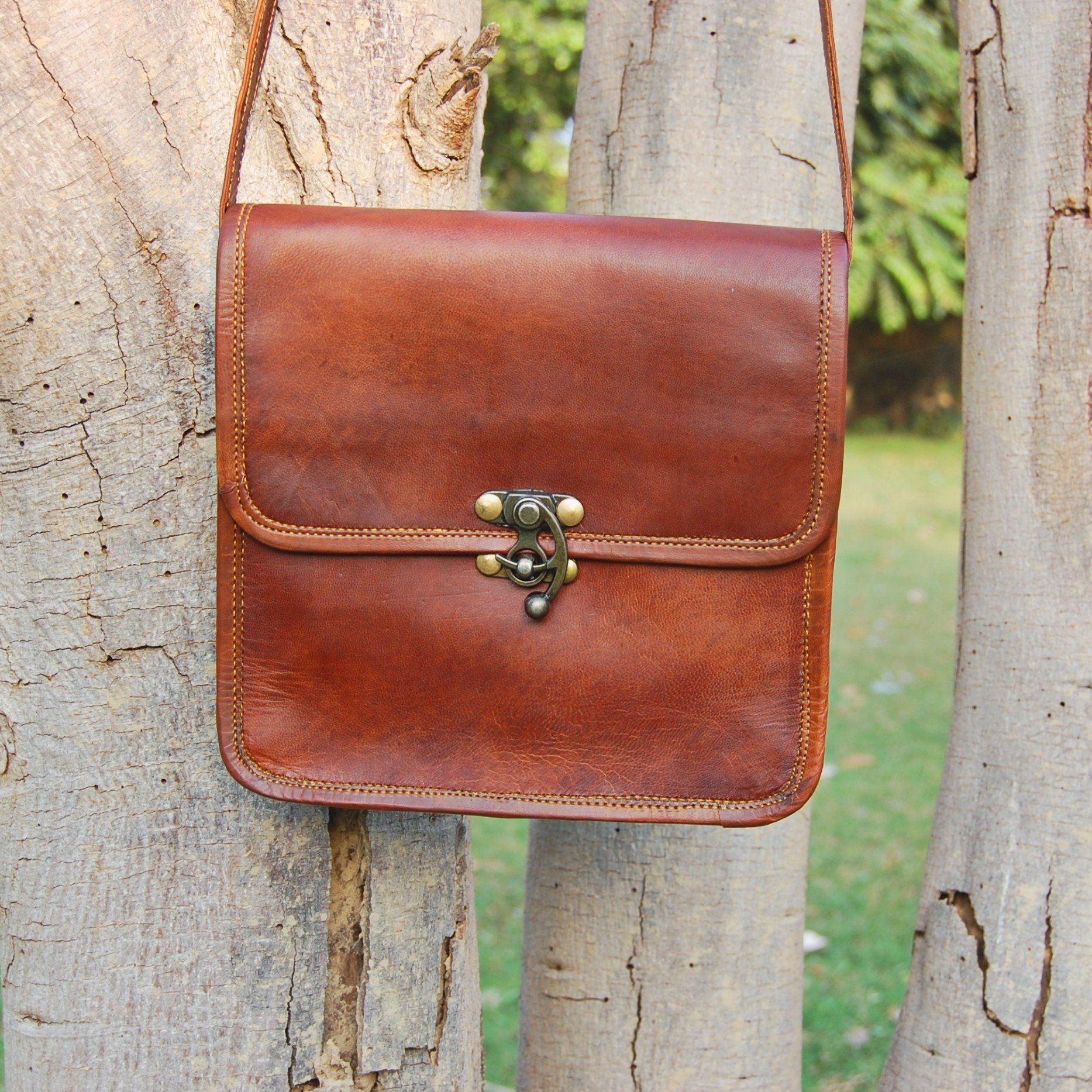 Small Shoulder Crossbody Leather Bag thumbnail 13