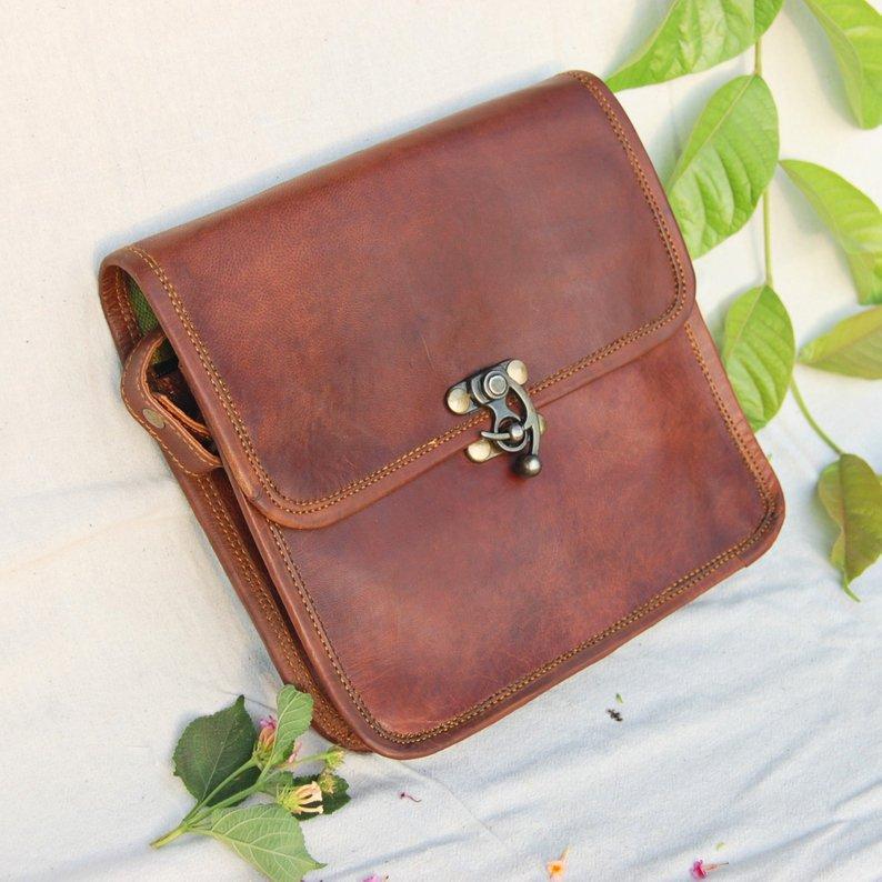 Small Shoulder Crossbody Leather Bag thumbnail 4