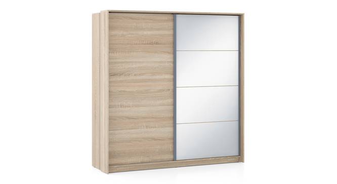 Sonoma Oak 2-Door Sliding Wardrobe with Mirror thumbnail 2