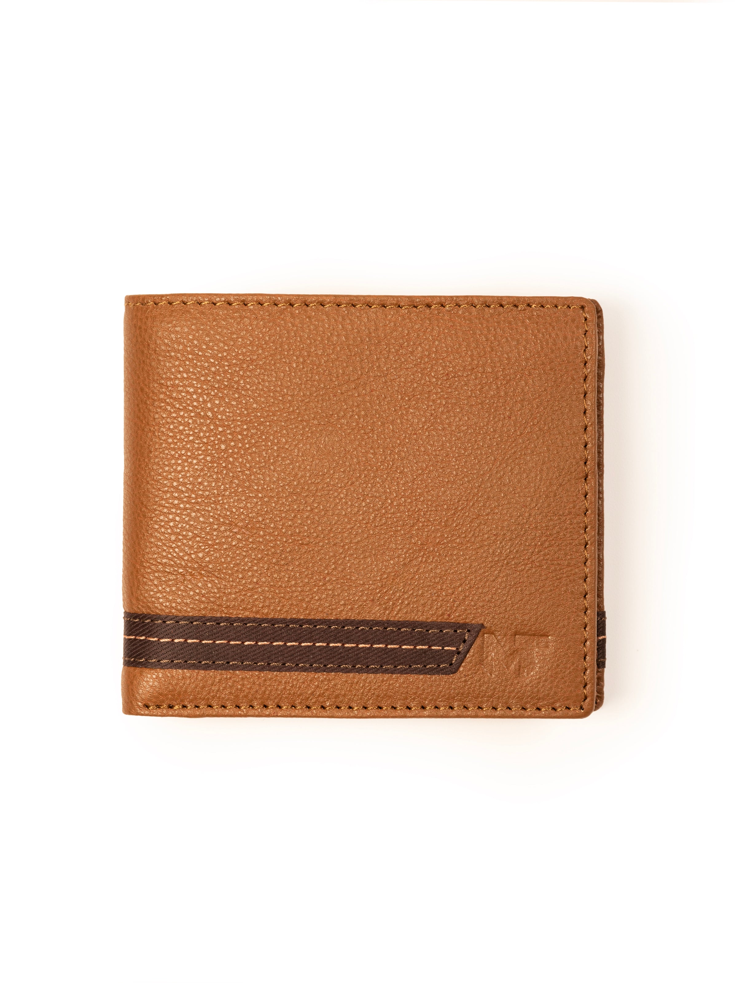 Stripe Brown Mens Wallet