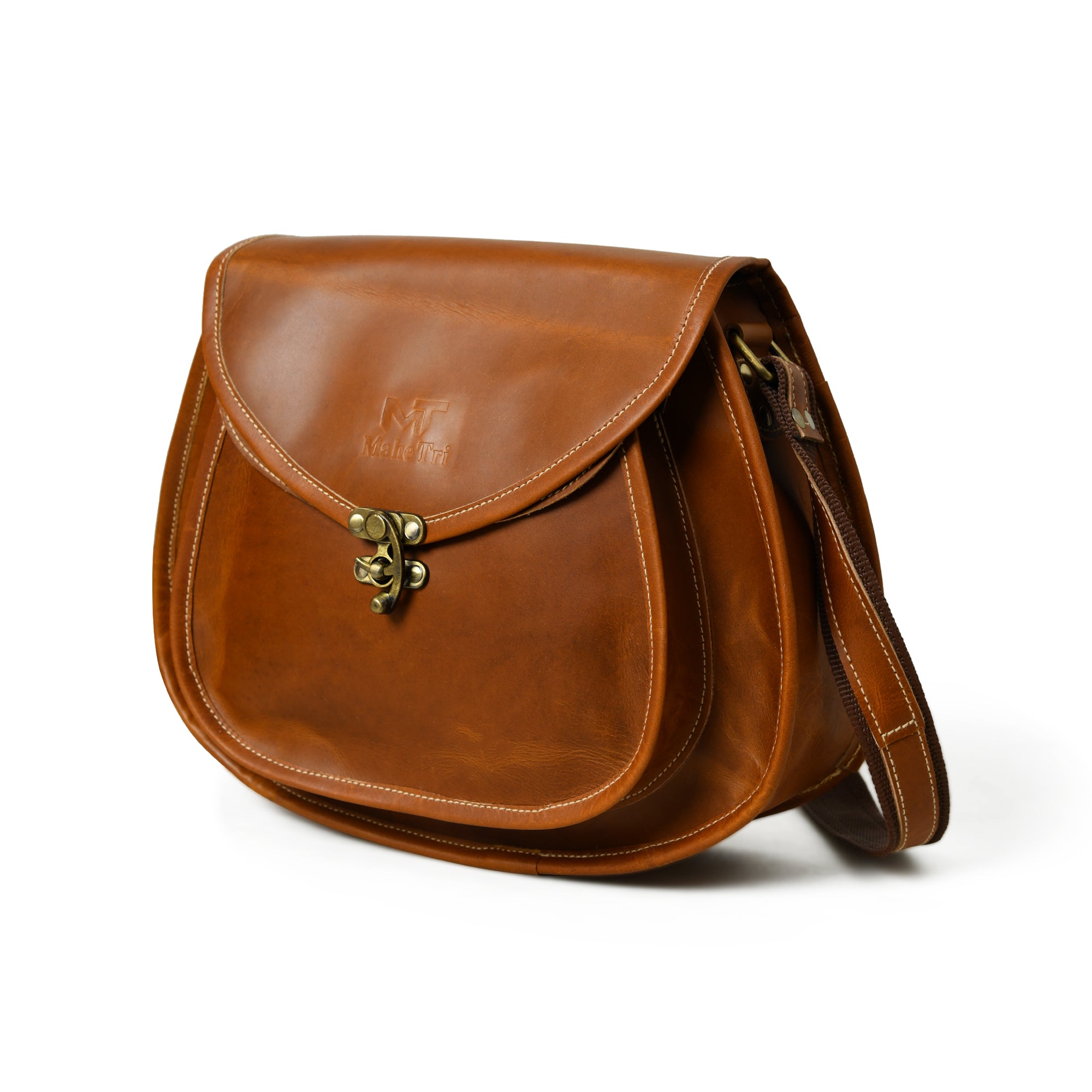 Stylish Trendy Leather Sling Bag thumbnail 2