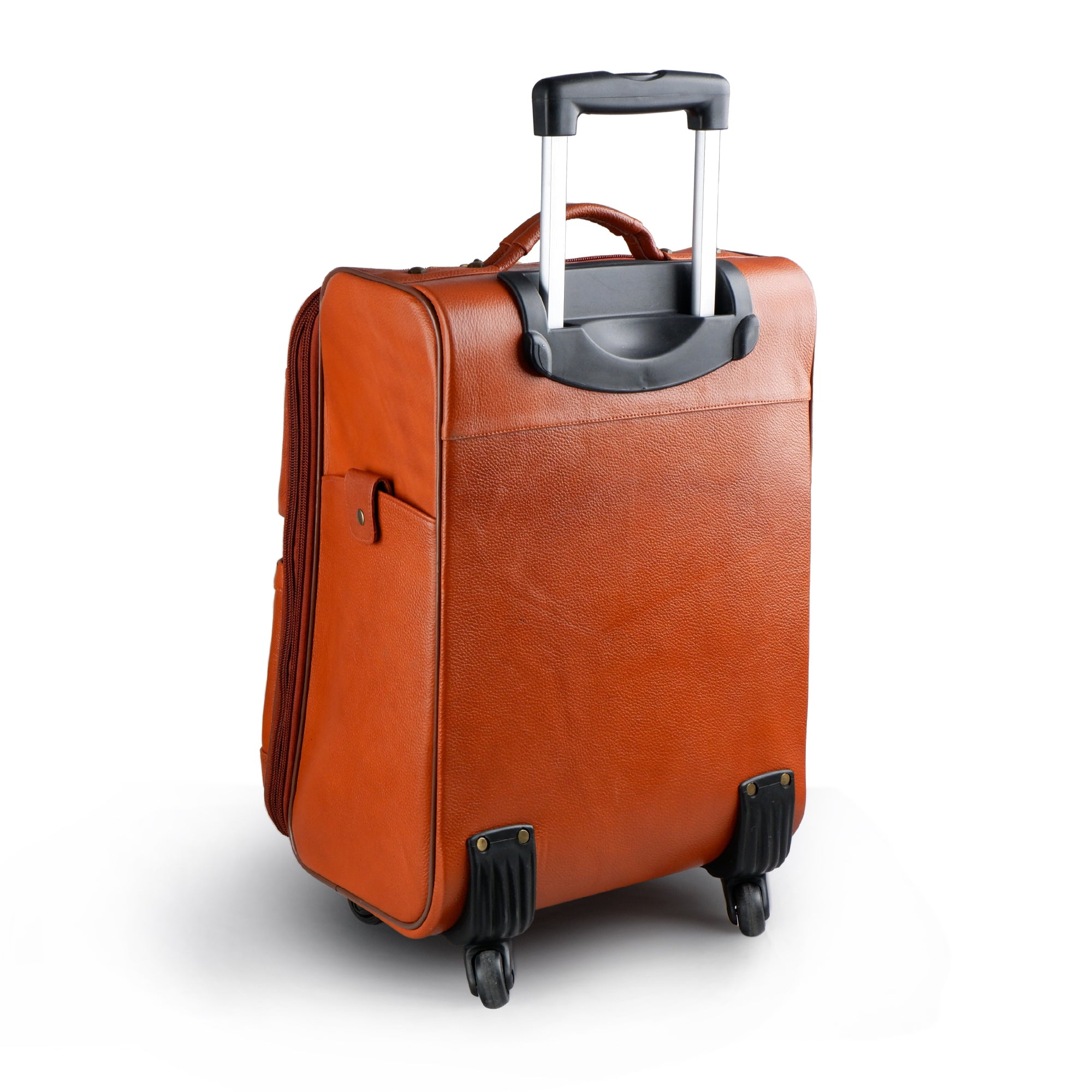 Tan Brown Cabin Trolley Suitcase thumbnail 2