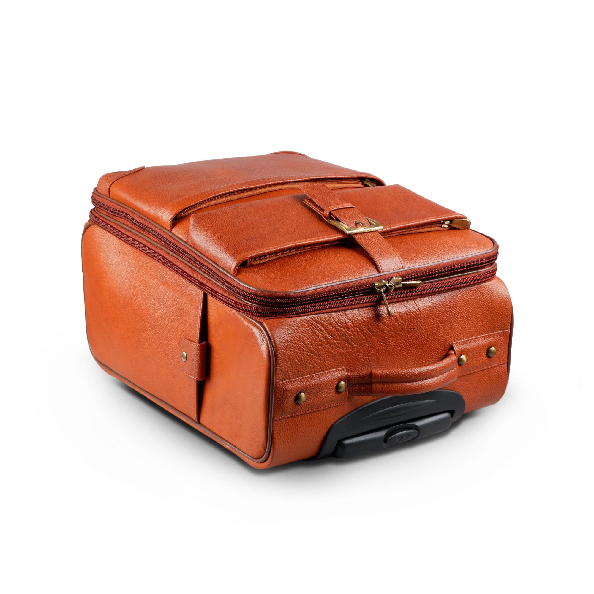 Tan Brown Cabin Trolley Suitcase thumbnail 5