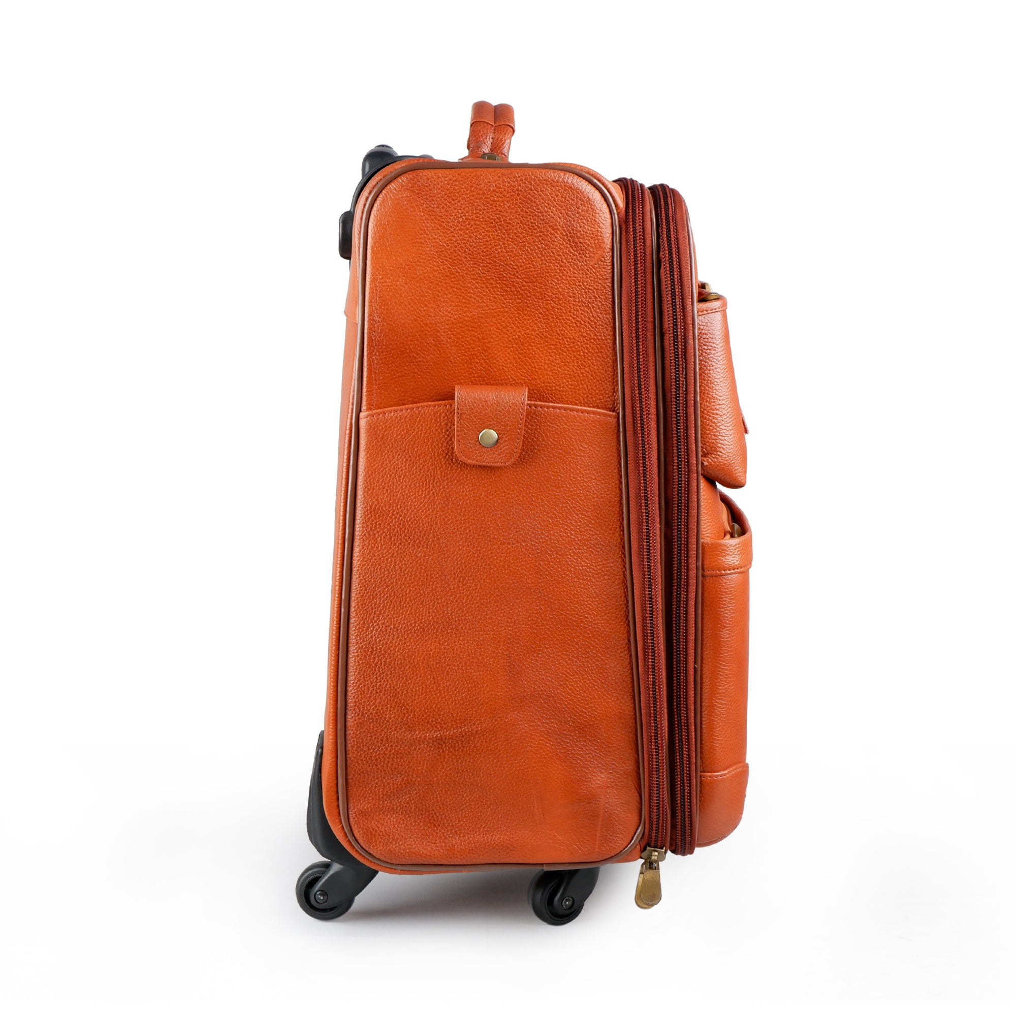 Tan Brown Cabin Trolley Suitcase thumbnail 8