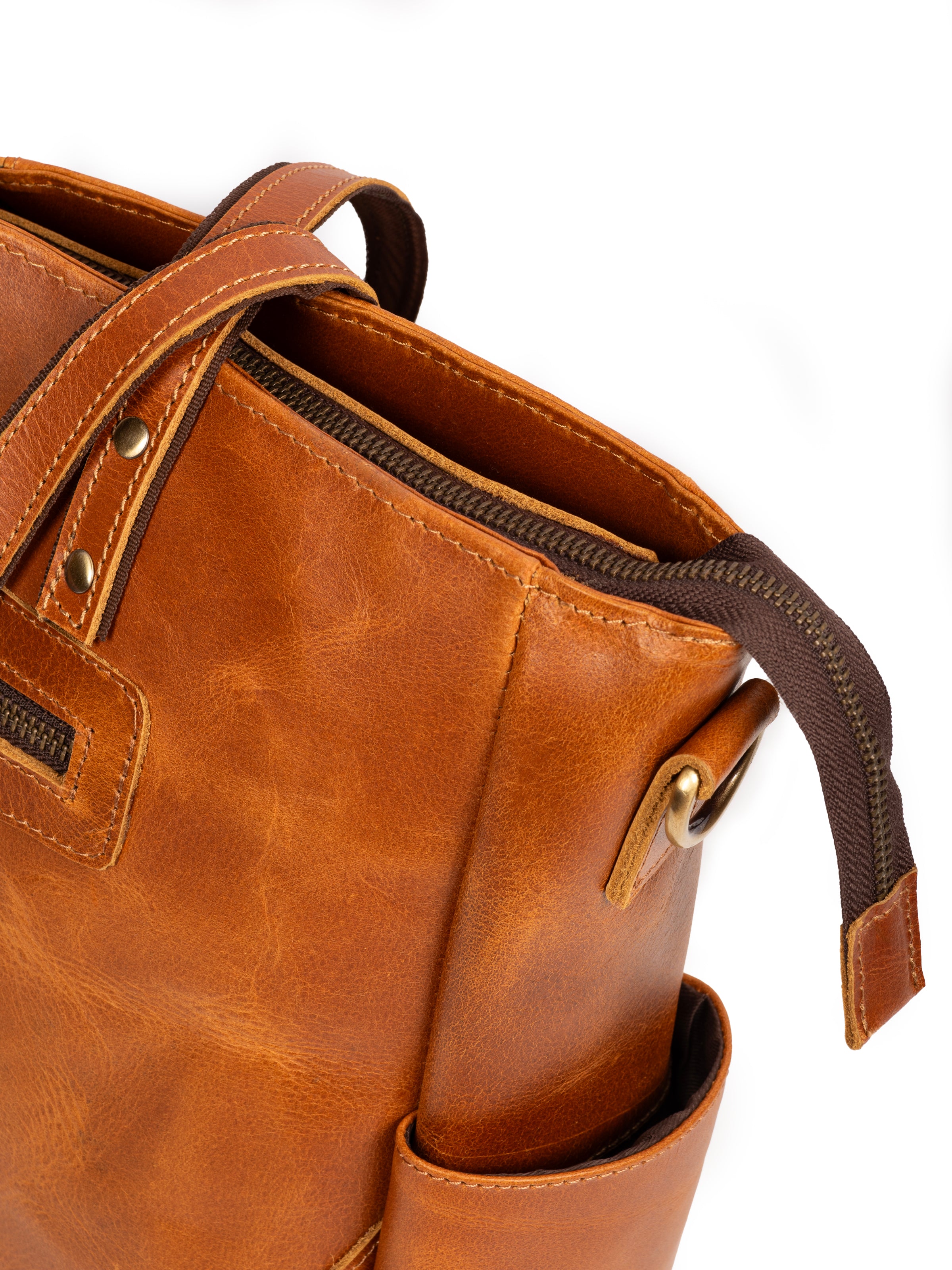 Luxury Kodiak Tote - Tan thumbnail 10