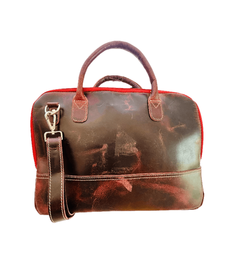 IndiFash Buffalo Leather MacBook Bag thumbnail 2