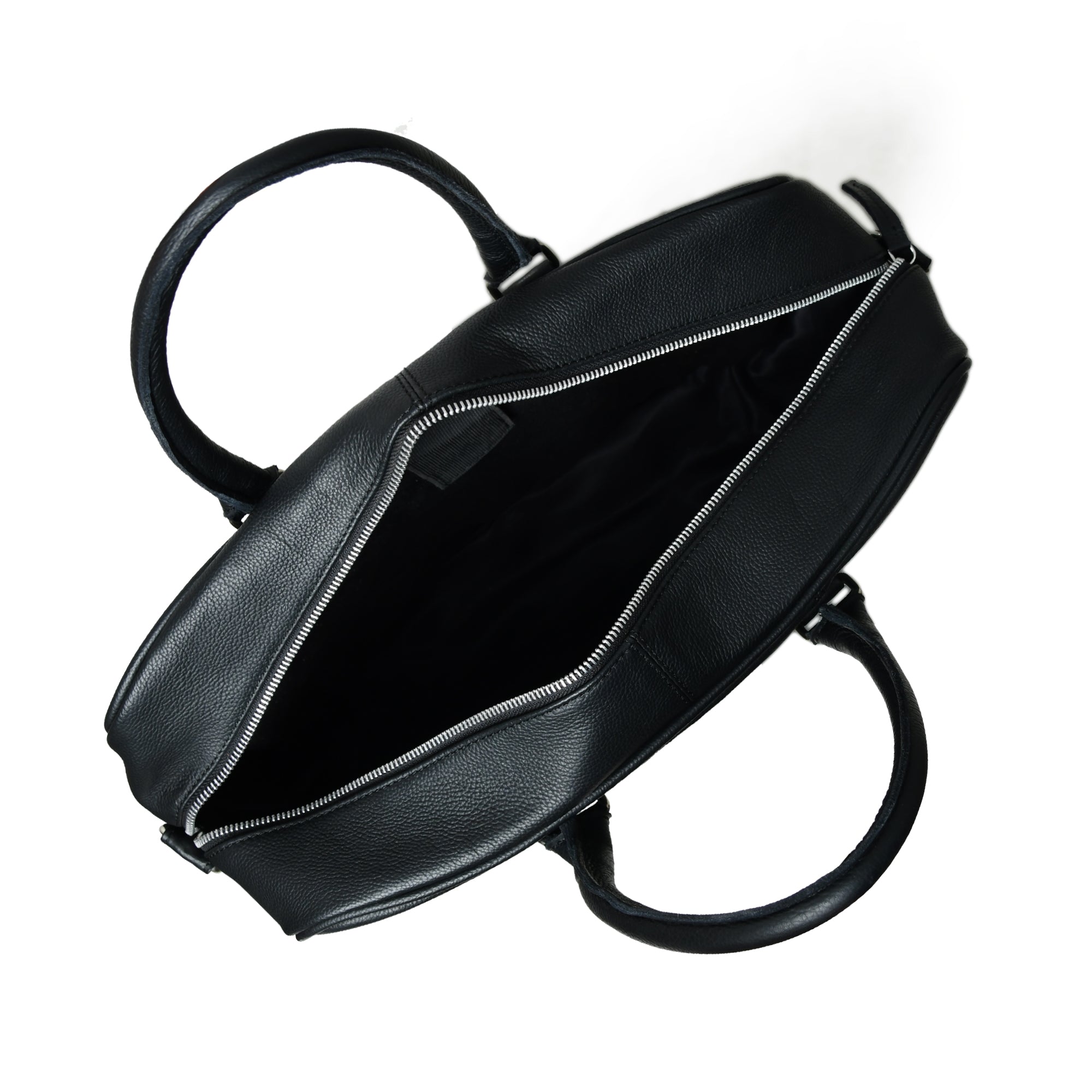 Texas Black Leather Briefcase thumbnail 7