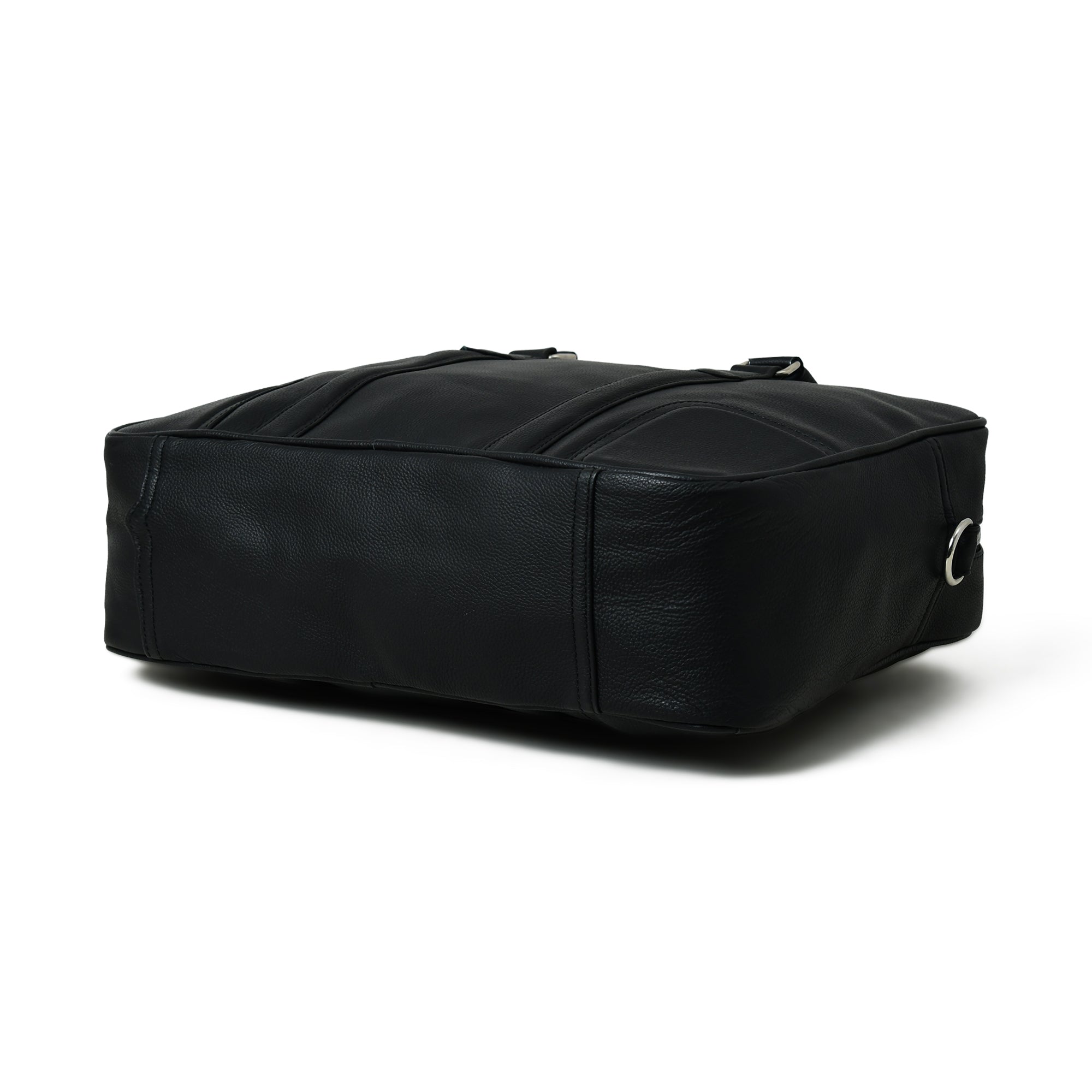 Texas Black Leather Briefcase thumbnail 9