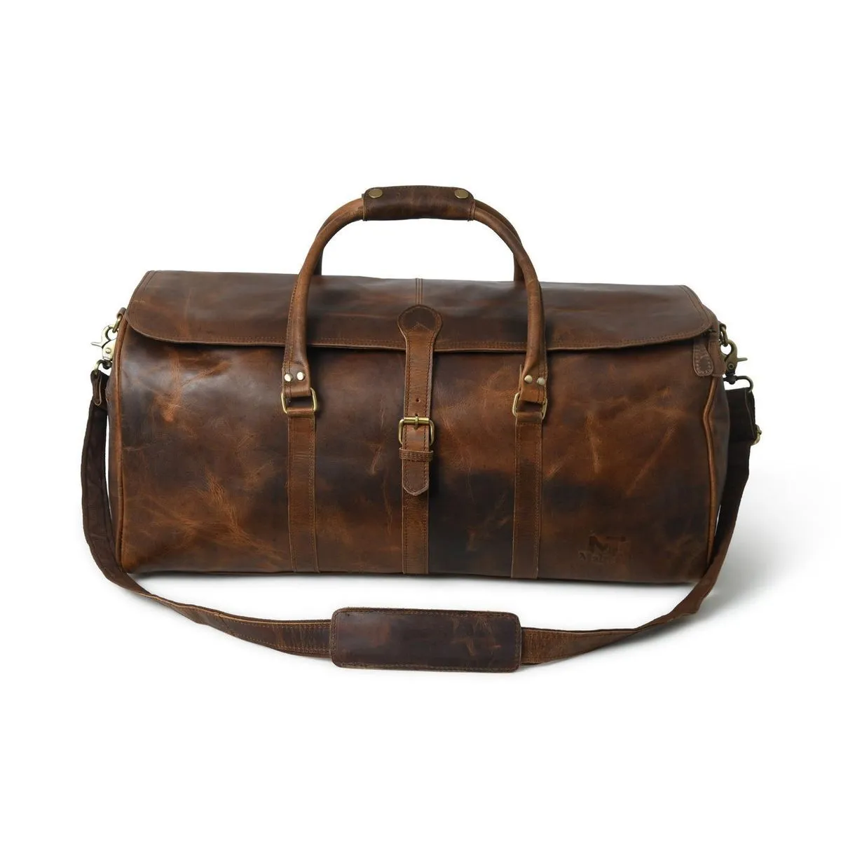 The Bolton Flap Duffel - Brown
