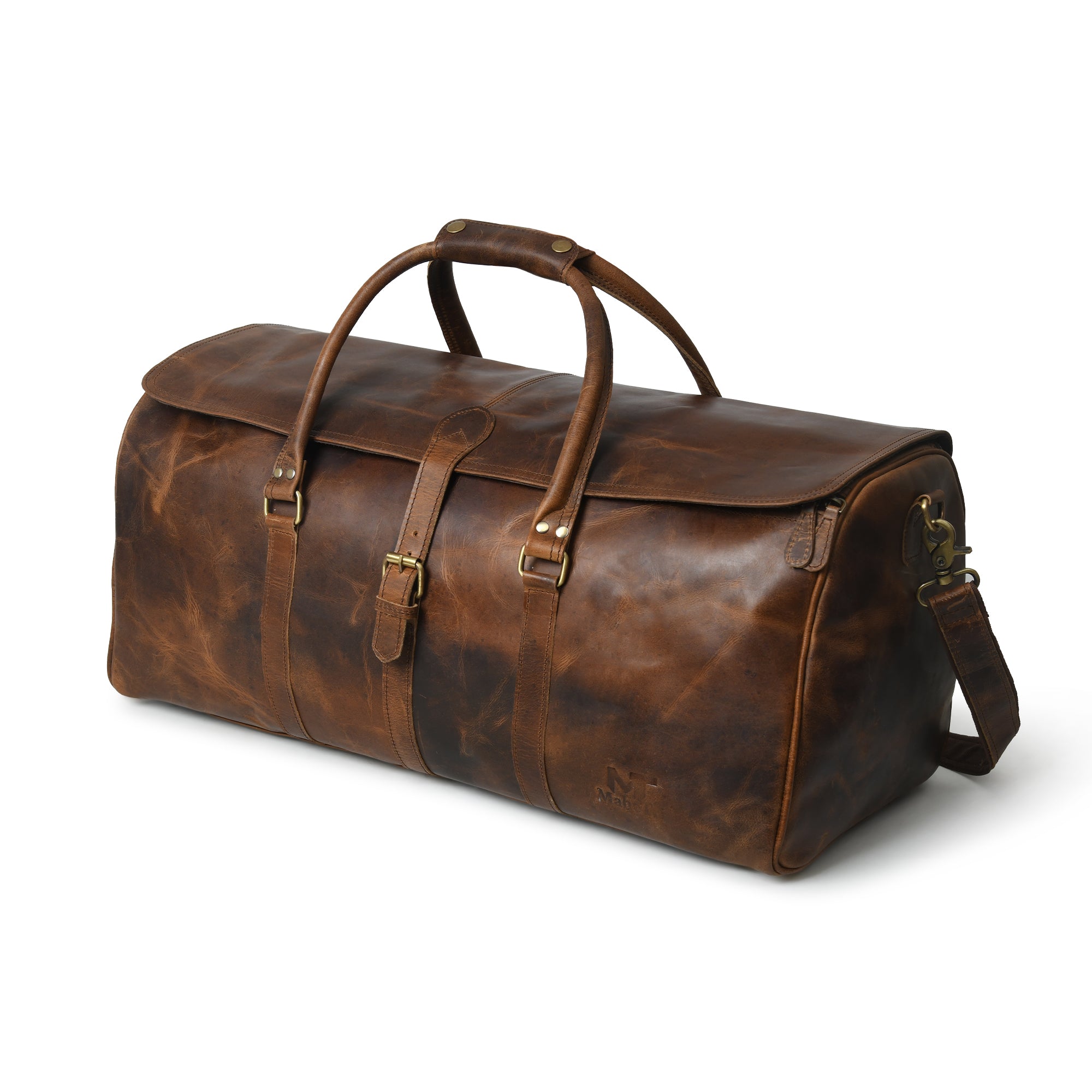 The Bolton Flap Duffel - Brown thumbnail 4